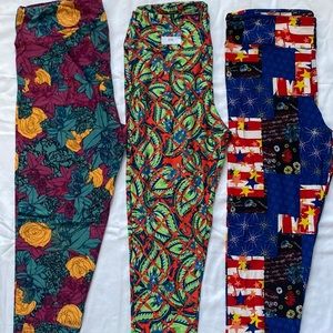 3 Pair of New Lularoe TC Leggings